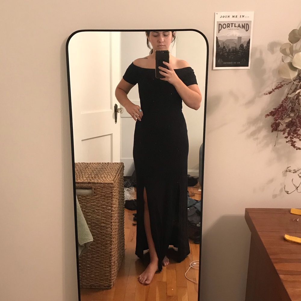 Express Black Maxi Dress